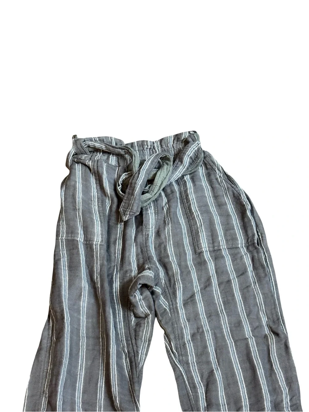 Free People FP One Striped Paper Bag High Waist Ballast Pants Medium